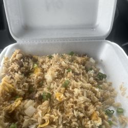 Pho Oi - 19 dollars for this amount of food?? and mostly cheap rice at that?? Very disappointing
