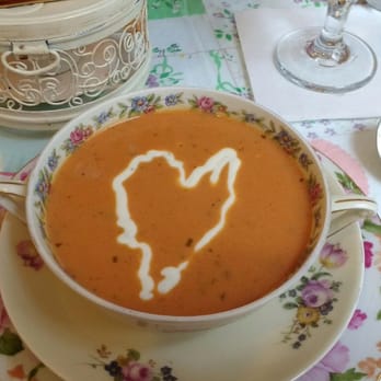 Calabash Garden Tea Room - The delicious soup! - Tea Rooms Near Me - Calabash, North Carolina