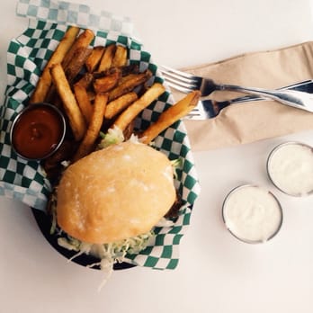 Bait Shop - Fried chicken Sammy. Always order a side of ranch! - Dive Bars Near Me - Seattle, Washington