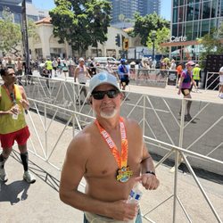 ElevatewithJ - Finish line of 2026 Rock n Roll marathon in San Diego