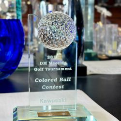 Corporate Awards & Engraving - Crystal Golf Award