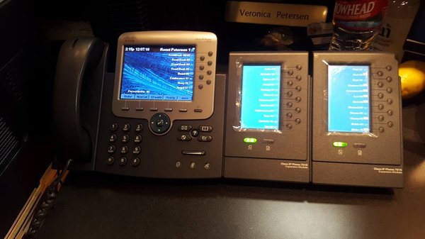 Photo of 3Packet.com - Anaheim, CA, US. This is what a receptionist phone should look like.  Monitor all lines for busy.  Use buttons to transfer to extension.