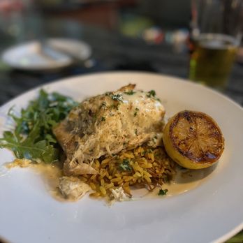 Wolf's Steakhouse - Crab Crusted Mahi Mahi - Steakhouses Near Me - Cooper City, Florida Wolf's Steakhouse - Crab Crusted Mahi Mahi - Steakhouses Near Me - Cooper City, Florida