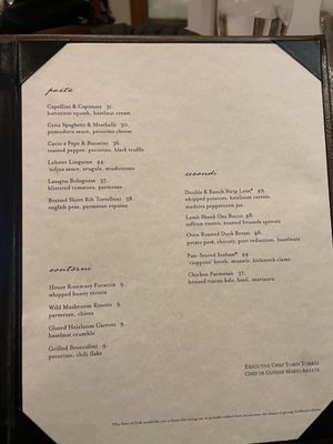 Menu photo 2 Cena Ristorante Park City, UT Menu photo 2 Cena Ristorante Park City, UT