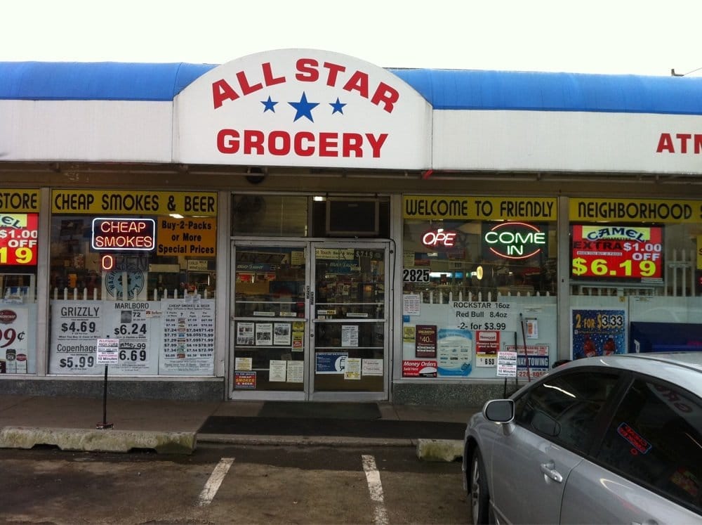 All Star Grocery and Video Logo