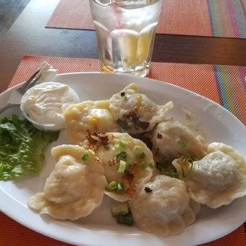 Polish Bistro - Cheese and potato and meat pierogis. Plates of 6 or 12. - Polish Near Me - Chicago, Illinois