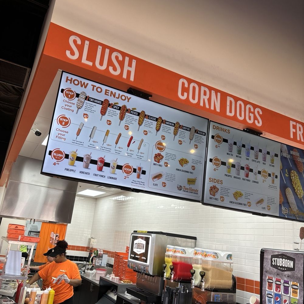 Two Hands Fresh Corn Dogs - Phoenix - the menu - Hot Dogs Near Me - Phoenix, Arizona Two Hands Fresh Corn Dogs - Phoenix - the menu - Hot Dogs Near Me - Phoenix, Arizona