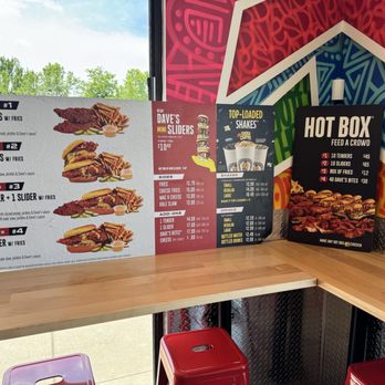 Dave's Hot Chicken - Menu board - Chicken Shop Near Me - Dickson City, Pennsylvania Dave's Hot Chicken - Menu board - Chicken Shop Near Me - Dickson City, Pennsylvania