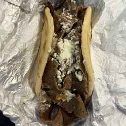 Diablo gyro with regular tzatziki
