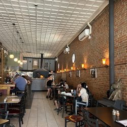 Inside pizzeria