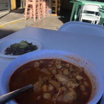 Tacos El Ultimo Baile - Lots of hominy in menudo (12) - Tacos Near Me - Oakland, California Tacos El Ultimo Baile - Lots of hominy in menudo (12) - Tacos Near Me - Oakland, California