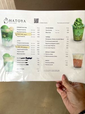 Menu photo 4 Hatoya Las Vegas, NV