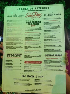 Menu photo 2 Seu Bar Rio de Janeiro, RJ