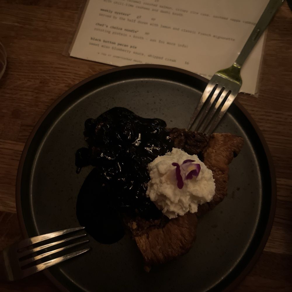 In Between Days - Blueberry pecan miso pie - Cocktail Bars Near Me - St. Petersburg, Florida In Between Days - Blueberry pecan miso pie - Cocktail Bars Near Me - St. Petersburg, Florida