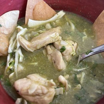 Toasted - Delicious, clean pozole - chunks of chicken, hominy in a rich broth. Definitely recommend! $15.00 - Breakfast & Brunch Near Me - Bakersfield, California Toasted - Delicious, clean pozole - chunks of chicken, hominy in a rich broth. Definitely recommend! $15.00 - Breakfast & Brunch Near Me - Bakersfield, California