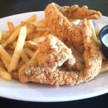 Cypress Grill - Fried catfish with fries (lunch portion) - American Near Me - Austin, Texas Cypress Grill - Fried catfish with fries (lunch portion) - American Near Me - Austin, Texas