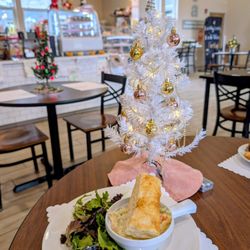 Sprinkles Bakeshop and Cafe - Chicken pot pie with side salad at $8!