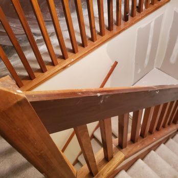 EC Projects - Spackle on the bannister - Handyman Near Me EC Projects - Spackle on the bannister - Handyman Near Me