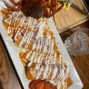 Perla - Lobster enchiladas- Enchiladas de Langosta - Tapas/Small Plates Near Me - Santa Ana, California Perla - Lobster enchiladas- Enchiladas de Langosta - Tapas/Small Plates Near Me - Santa Ana, California