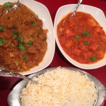 Bombay Sitar - Goat Masala, Fish (Salmon) Vindaloo and Basmati rice. - Indian Near Me - Canton, Ohio