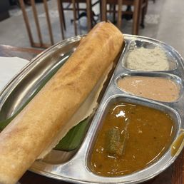 a plate of indian food a plate of indian food