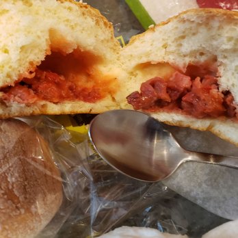 Diamond Bakery - Baked manapua or char siu bao had 2 teaspoons of meat n fat filling. - Bakeries Near Me - Las Vegas, Nevada