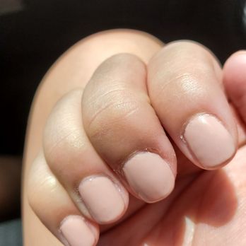 Caesars Nails & Spa - You can see how its not smooth and my poor cuticles.. - Nail Salons Near Me - Houston, Texas Caesars Nails & Spa - You can see how its not smooth and my poor cuticles.. - Nail Salons Near Me - Houston, Texas