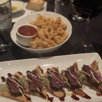 Jazz'd Tapas Bar - Calamari Blackened Tuna Napoleon - Tapas Bars Near Me - Savannah, Georgia