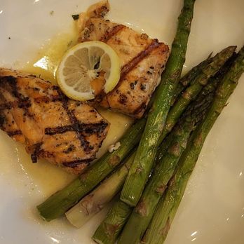 Maggiano's Little Italy - Small salmon with more asparagus than I got: only three! Really? - Italian Near Me - Bridgewater, New Jersey Maggiano's Little Italy - Small salmon with more asparagus than I got: only three! Really? - Italian Near Me - Bridgewater, New Jersey