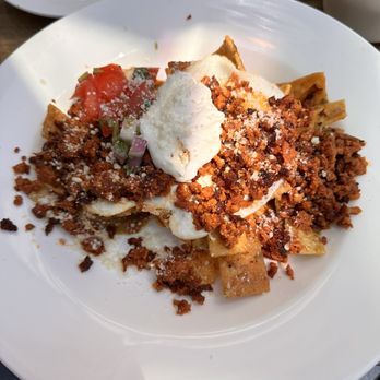 Brothers Cafe - Chilaquiles with added chorizo. Delicious! - Comfort Food Near Me - Santa Rosa, California Brothers Cafe - Chilaquiles with added chorizo. Delicious! - Comfort Food Near Me - Santa Rosa, California