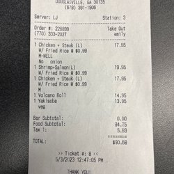 Sakura Sushi & Grill