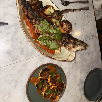 Moeca - Branzino and squash - Seafood Near Me - Cambridge, Massachusetts