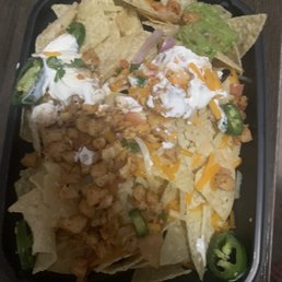 Lack of described queso and pico.