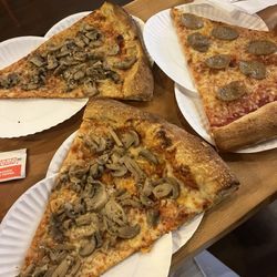 Garlic mushroom, pepperoni, and sausage