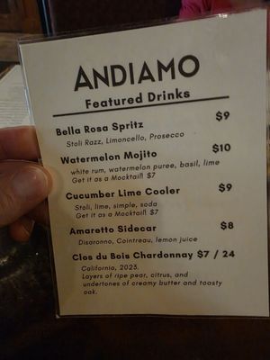 Menu photo 4 Andiamo Woodbury, MN