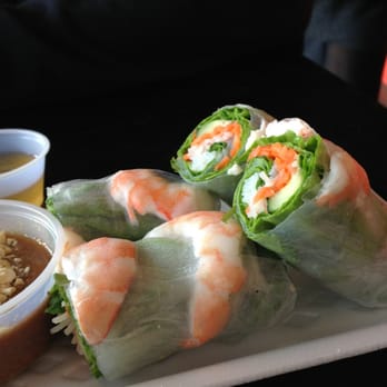 Bun Me! - Summer Spring Roll w/Shrimp - Vietnamese Near Me - Northridge, California Bun Me! - Summer Spring Roll w/Shrimp - Vietnamese Near Me - Northridge, California