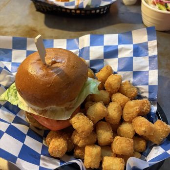 Blue Door Pub Como Ave - Tater tots and Hot Motherclucker - Burgers Near Me - Minneapolis, Minnesota