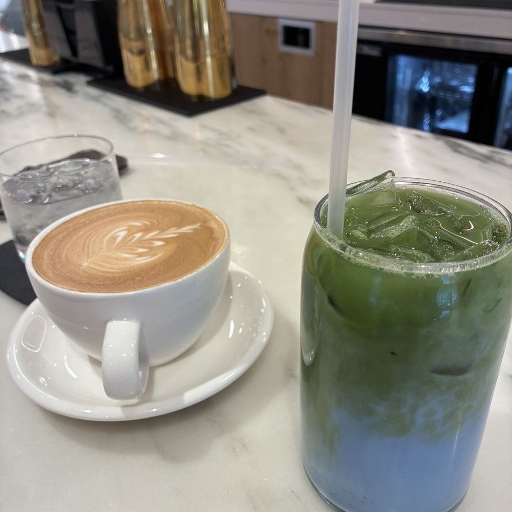 The Scene - Latte and butterfly matcha - Coffee & Tea Near Me - Albany, New York The Scene - Latte and butterfly matcha - Coffee & Tea Near Me - Albany, New York