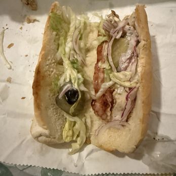 Subway - Chicken Bacon Ranch: This sub was supposed to have extra onions, extra ranch, extra olives, and extra pickles. - Sandwiches Near Me - Perry Hall, Maryland
