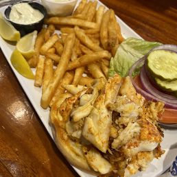 Blackened grouper sandwich