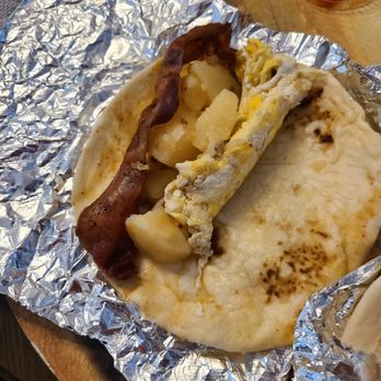 Garcias Restaurant - Pappa Ranchera potato egg and bacon. - Mexican Near Me - Buda, Texas Garcias Restaurant - Pappa Ranchera potato egg and bacon. - Mexican Near Me - Buda, Texas