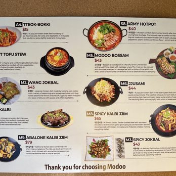 Modoo Restaurant - Menu - Korean Near Me - Lynnwood, Washington Modoo Restaurant - Menu - Korean Near Me - Lynnwood, Washington