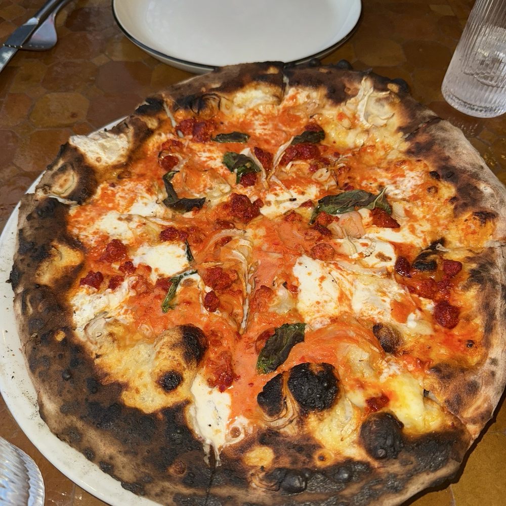 Pizza To The Rescue - Chorizo Pizza - Pizza Near Me - Phoenix, Arizona Pizza To The Rescue - Chorizo Pizza - Pizza Near Me - Phoenix, Arizona