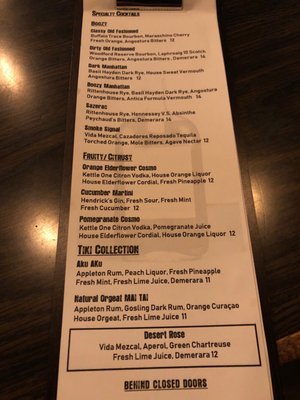 Menu photo 4 Behind Closed Doors Stockton, CA Menu photo 4 Behind Closed Doors Stockton, CA