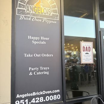 Angelos Brick Oven Pizzeria - Door - Pizza Near Me - Wildomar, California Angelos Brick Oven Pizzeria - Door - Pizza Near Me - Wildomar, California