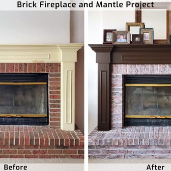 Amanda's Quality Painting - Want to change the look of your fireplace? Painting a faux finish can be a great option. - Painters Near Me Amanda's Quality Painting - Want to change the look of your fireplace? Painting a faux finish can be a great option. - Painters Near Me