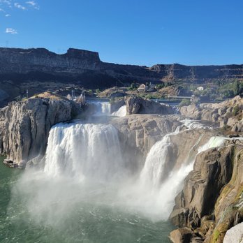 Shoshone Falls Park - On the overlook getting pictures of the falls. - Parks Near Me - Twin Falls, Idaho Shoshone Falls Park - On the overlook getting pictures of the falls. - Parks Near Me - Twin Falls, Idaho