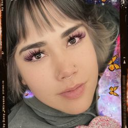 Nirvana Beauty - Wispy Volume w pops of pink & purple