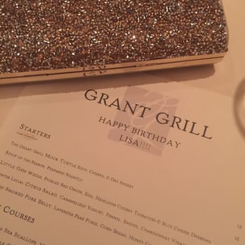 The Grant Grill - Special menu for a special night. - Diners Near Me - San Diego, California