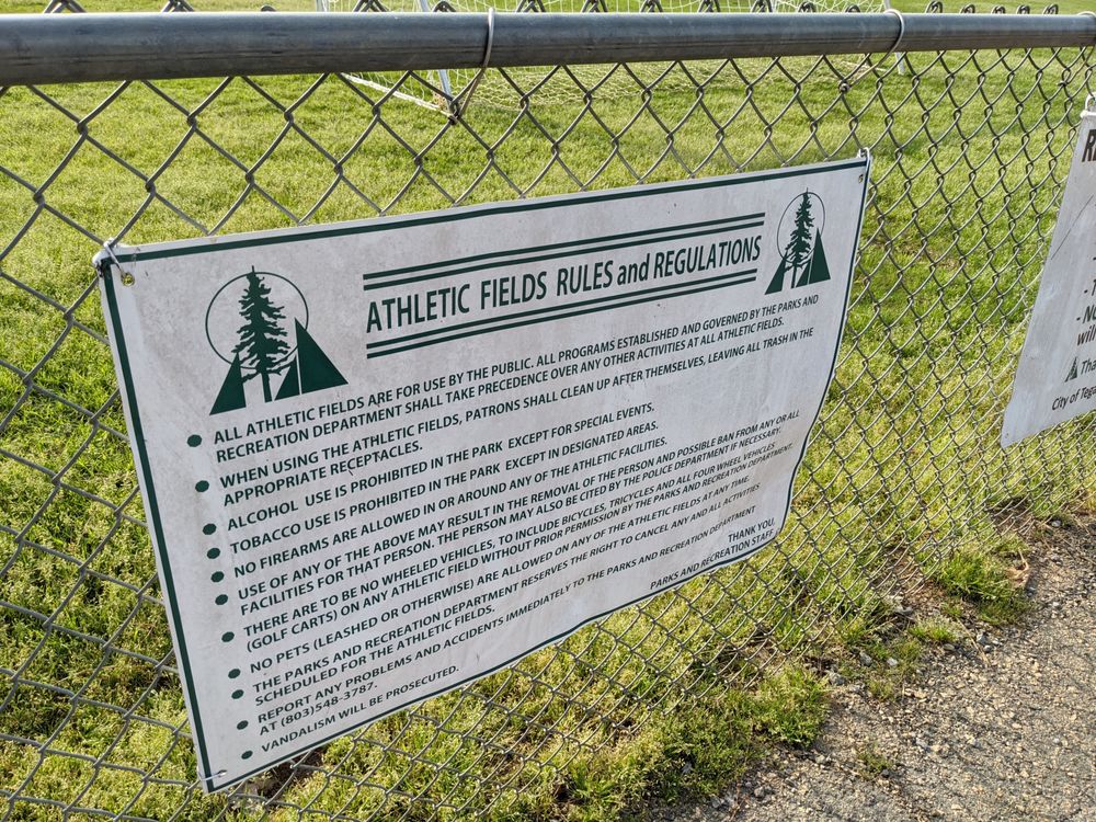 TURNER MEMORIAL FIELD Updated April 2024 11114 Water Trace Dr, Tega